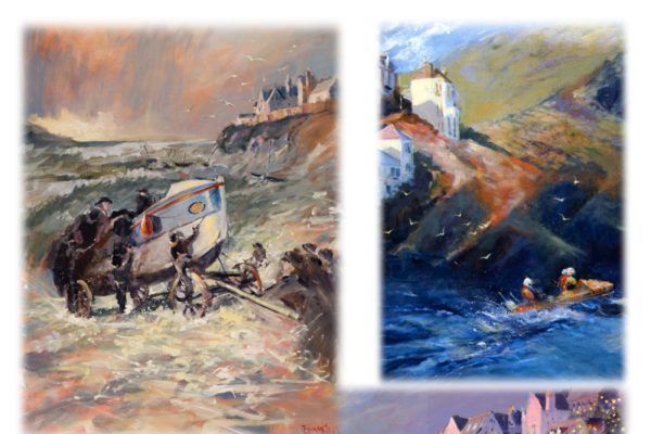 Art for Port Isaac RNLI Barbara Hawkins