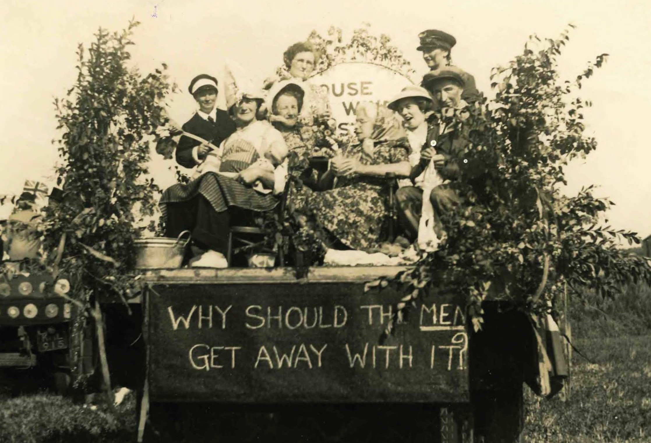 1955 Port Isaac Carnival Float - Housewive's Strike
