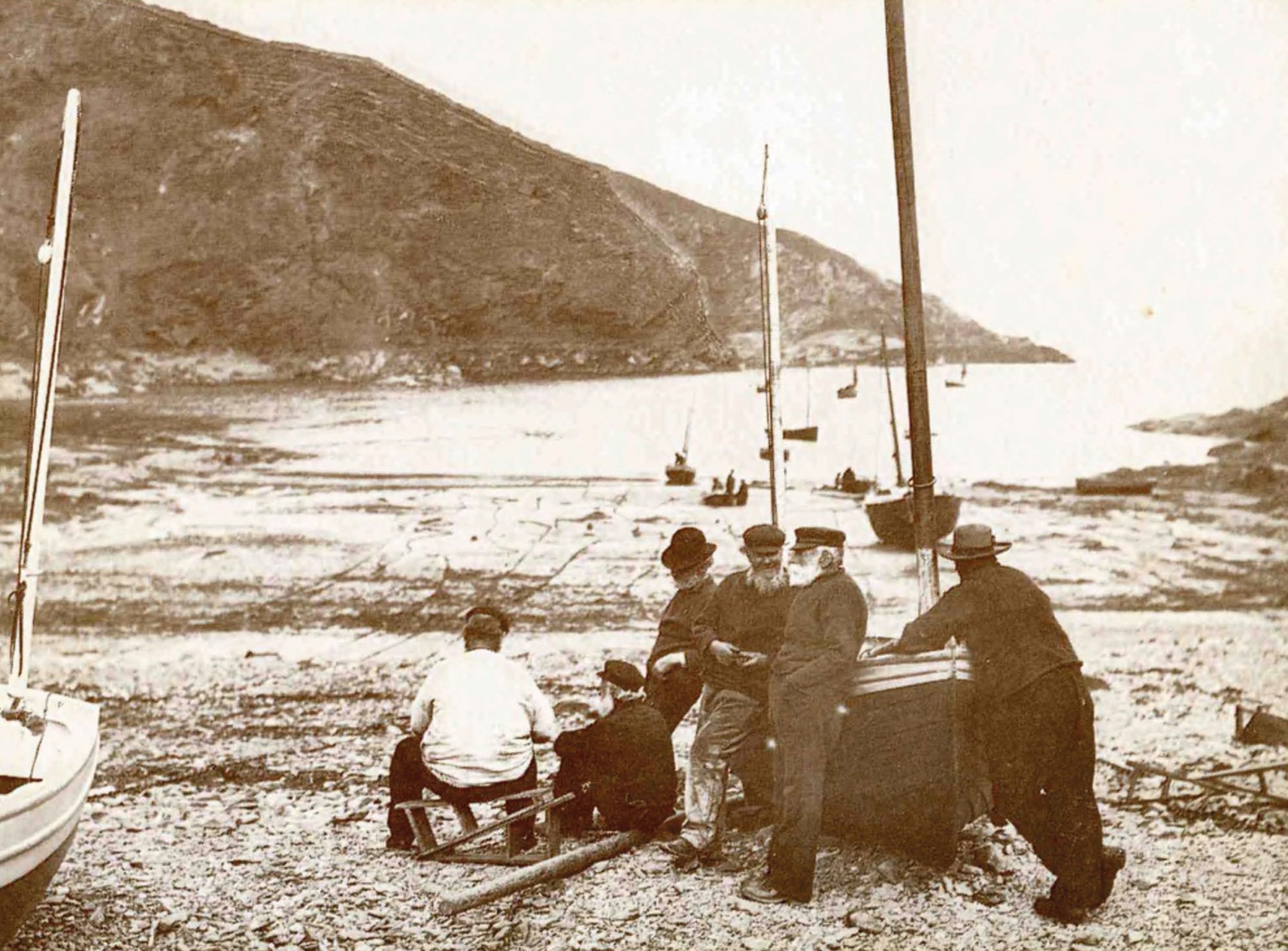 A Cornish fishing village