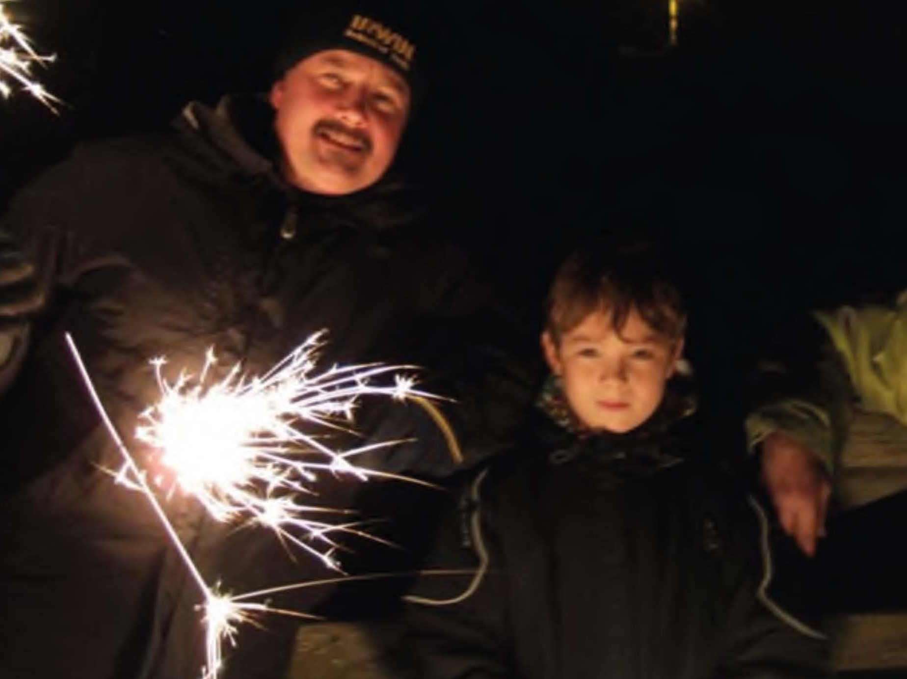 Andy & Tom Penny enjoying the annual fireworks