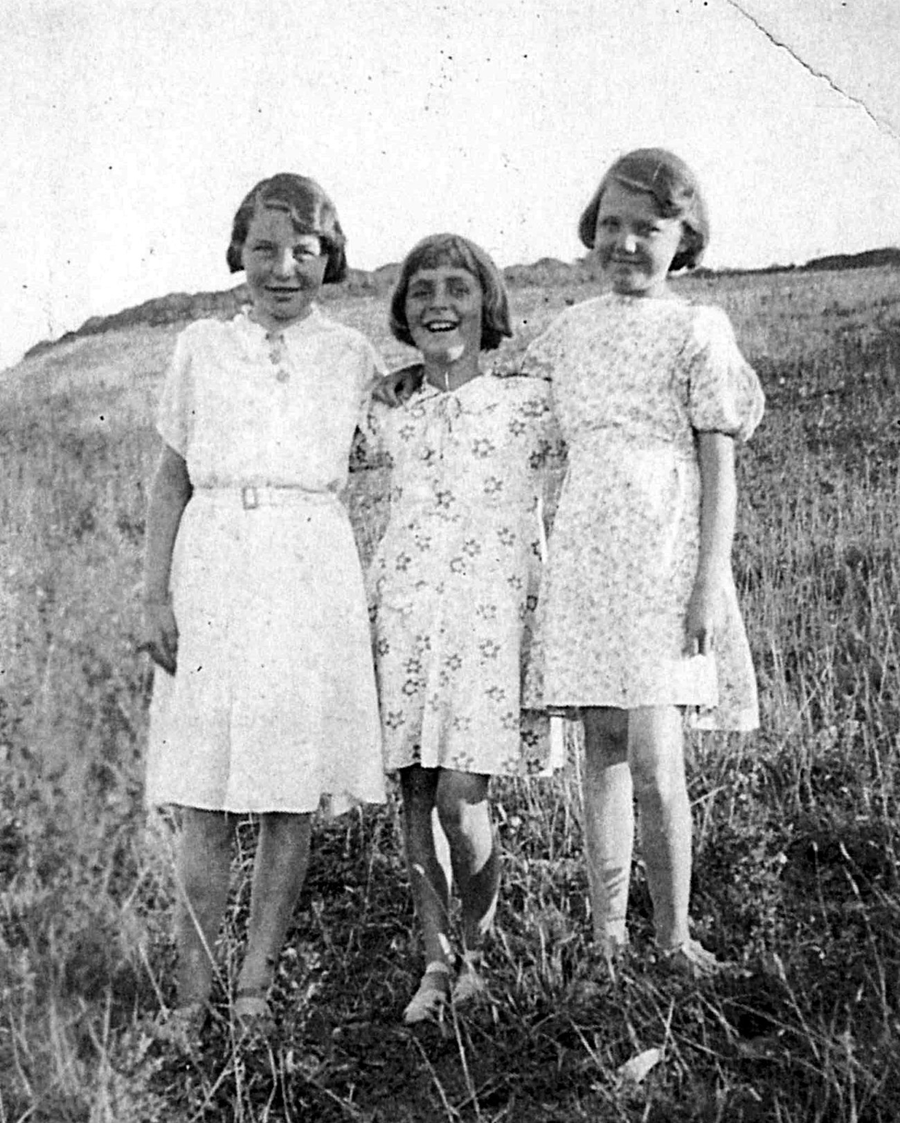 Evacuees in Port Isaac