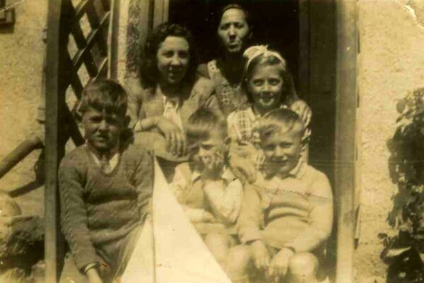 Evacuees in Port Isaac