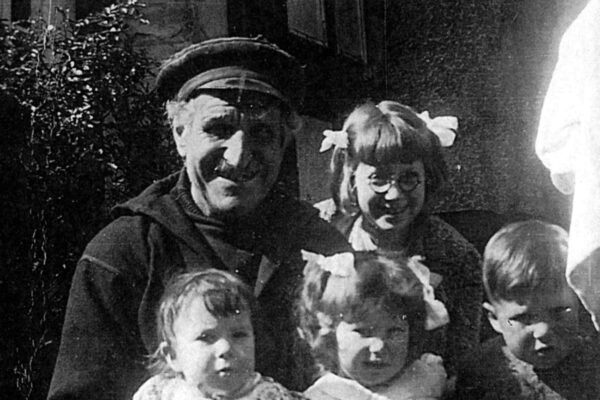 Evacuees in Port Isaac