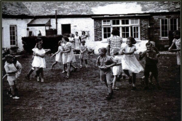 Evacuees in Port Isaac