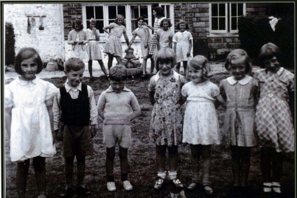 Evacuees in Port Isaac