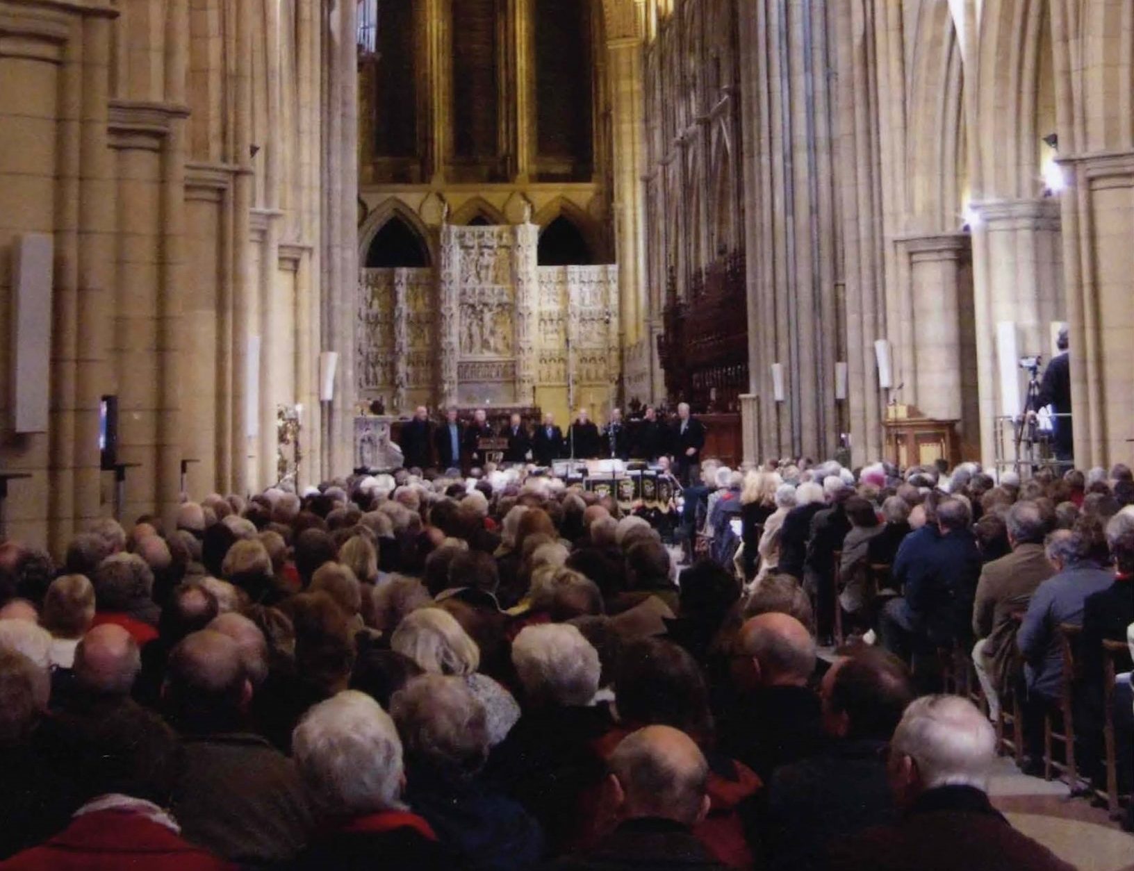 Fisherman's Friends sing in Truro Cathedral, 2010