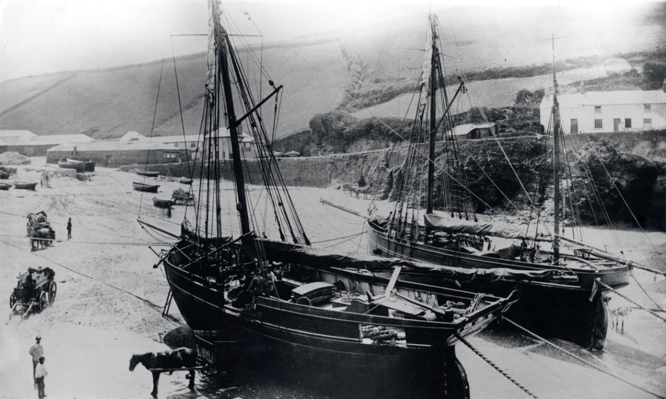 Fishing Boats at Port Gaverne