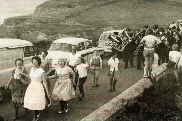 Floral Dance on the Terrace, Port Isaac