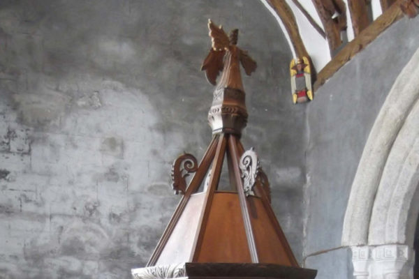 Font Cover at St Endellion Church