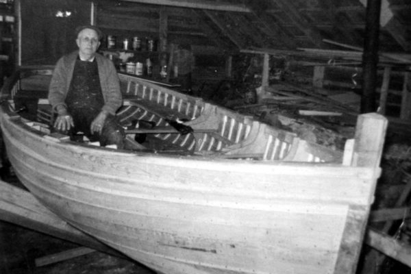 Harry Hills in his workshop, c1965