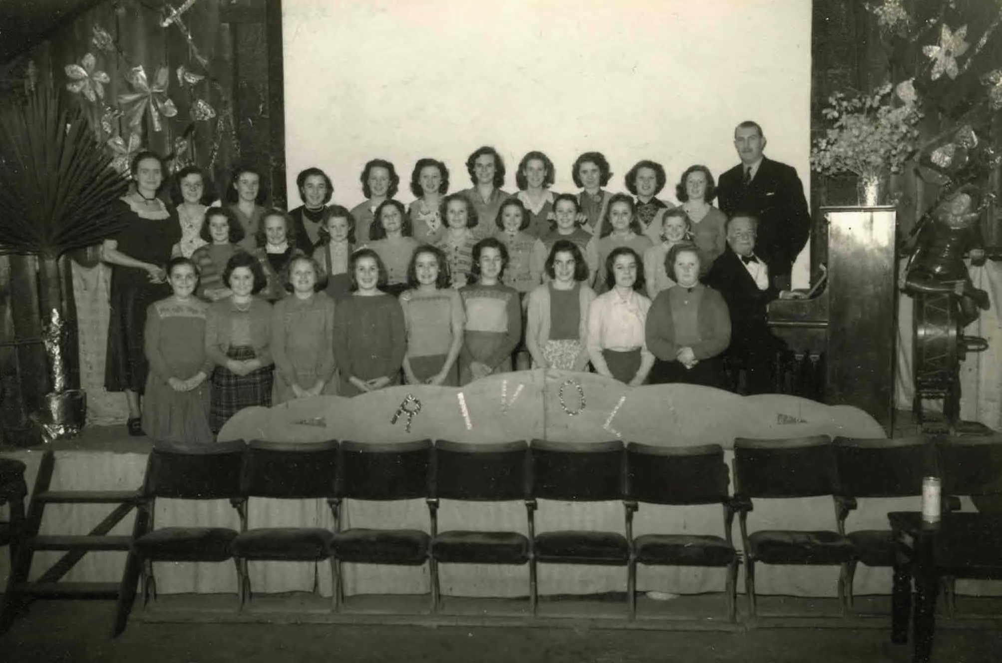 Mrs Brimacombe's Girl's Choir, mid 1950s