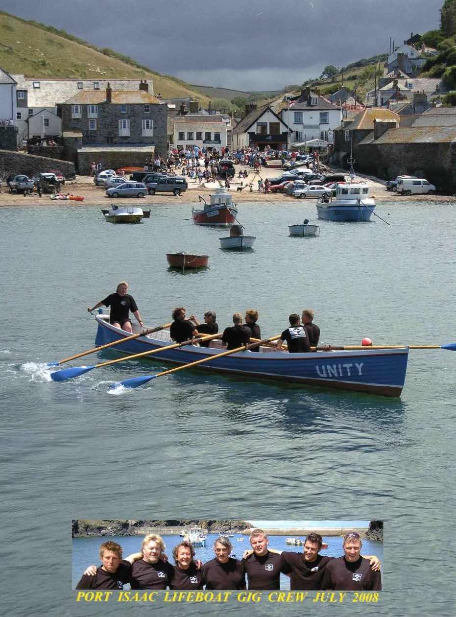 Port Isaac RNLI Gig Crew, 2008