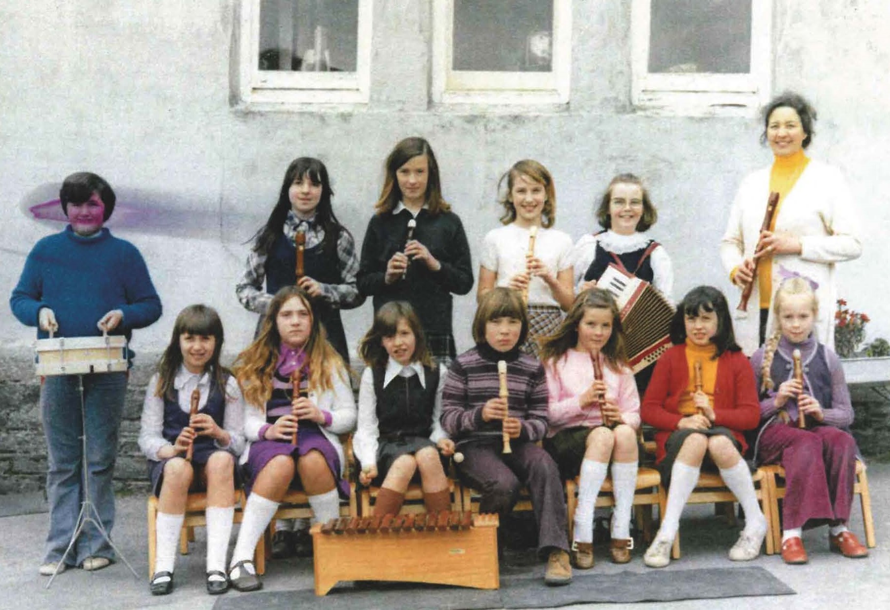 Port Isaac School Recorder Group 1974