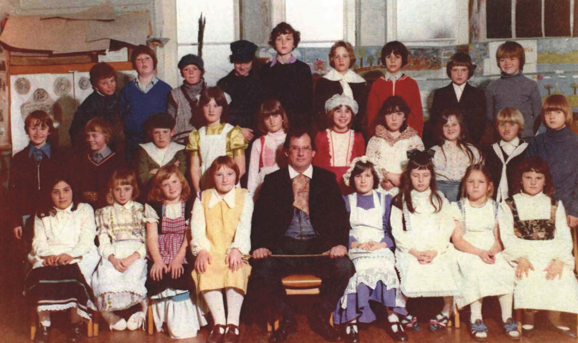 Port Isaac School Top Junior Class Centenary Celebrations - February 1978