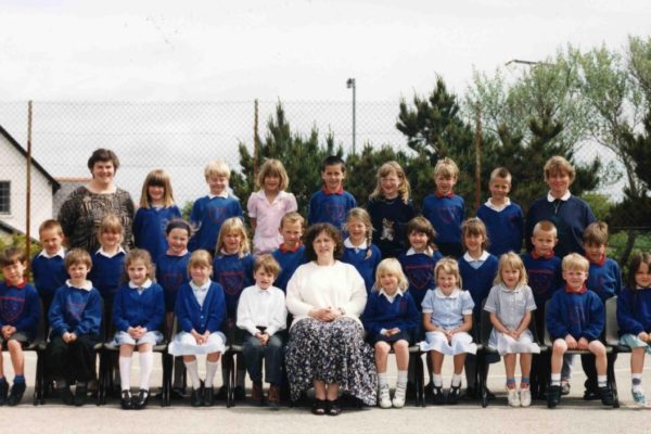 Port Isaac School infants, 1995