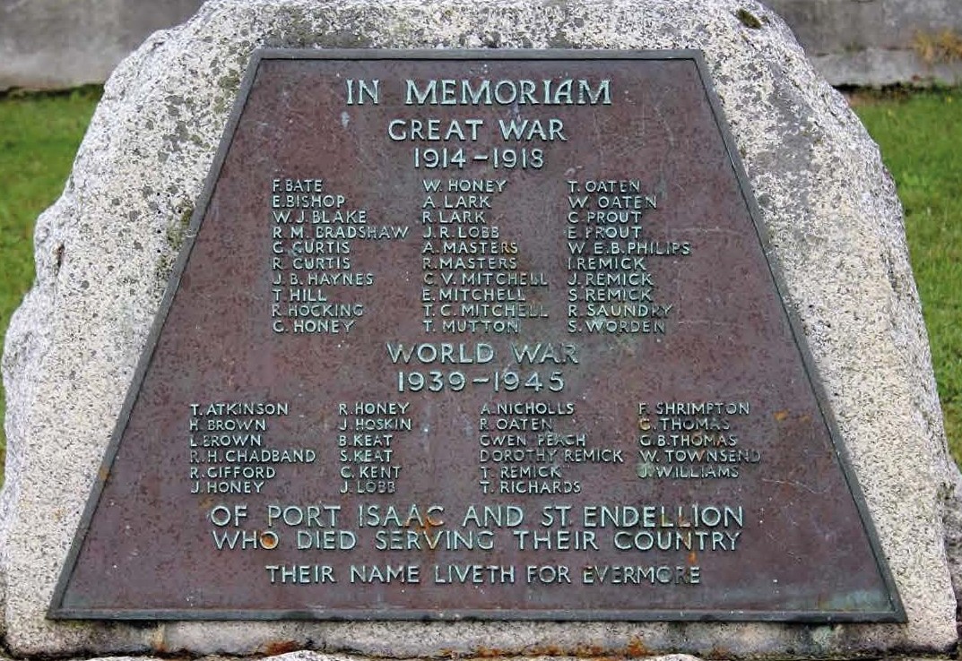 Port Isaac War Memorial 1914-18