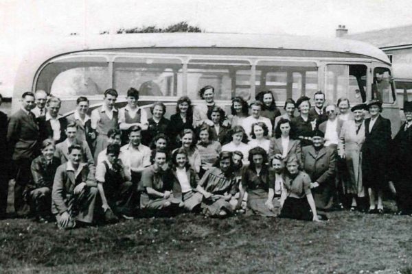 Port Isaac Youth Club outing in the 1950s