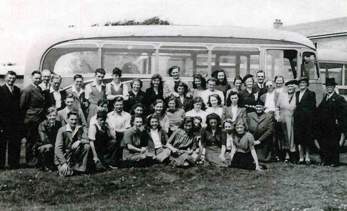 Port Isaac Youth Club outing in the 1950s