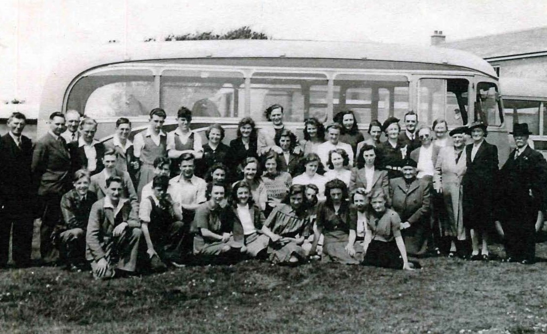 Port Isaac Youth Club outing in the 1950s
