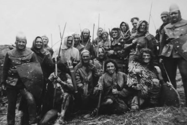 Port Isaac extras in the ‘Knights of the Round Table’, 1953