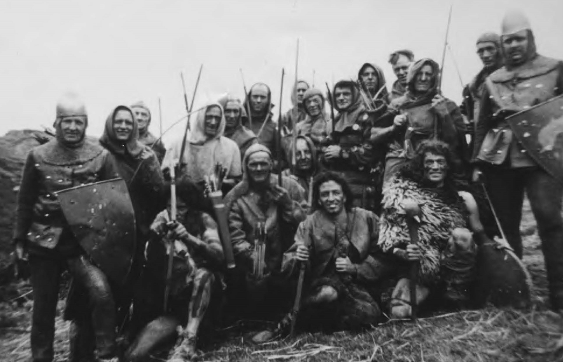 Port Isaac extras in the ‘Knights of the Round Table’, 1953