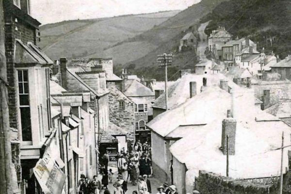 Temperance Parade going up Fore Street, 1930s