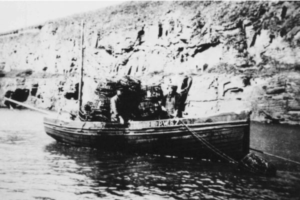 The 'Boy Frank' in Port Gaverne harbour