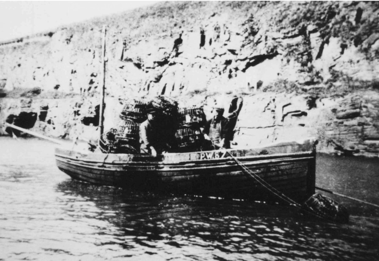 The 'Boy Frank' in Port Gaverne harbour