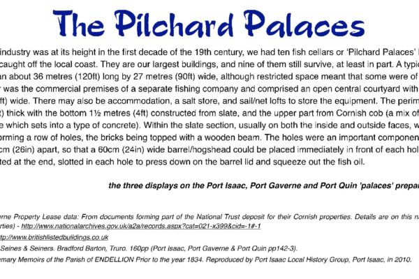 The Pilchard Palaces