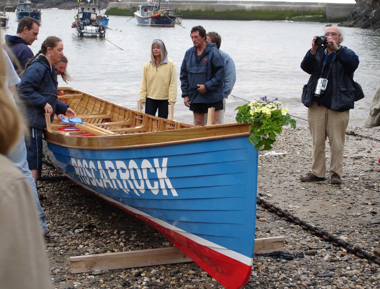 The launch of Port Isaac's second Gig Roscarrock