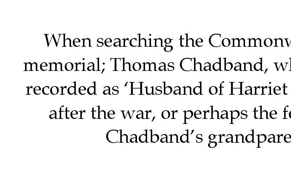 Thomas Chadband & Alfred White