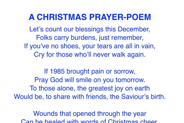 A Christmas Prayer-Poem