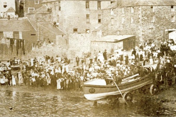 A Port Isaac Lifeboat launch