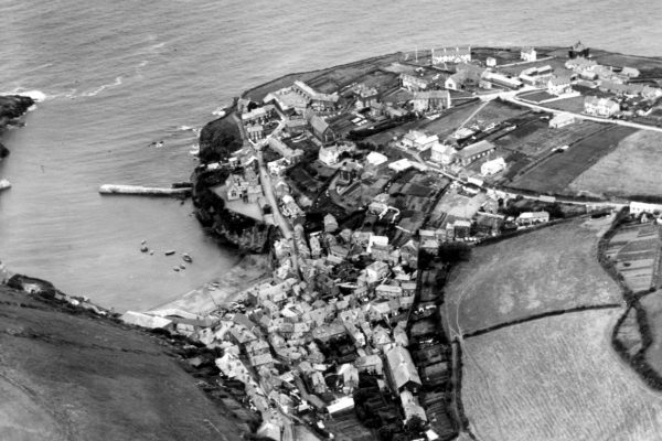 Aerial photography of Port Isaac