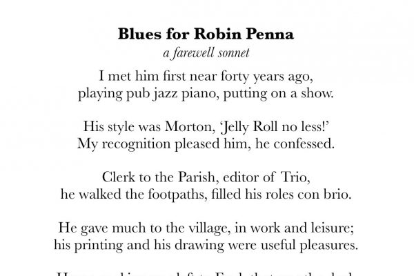 Blues for Robin Penna