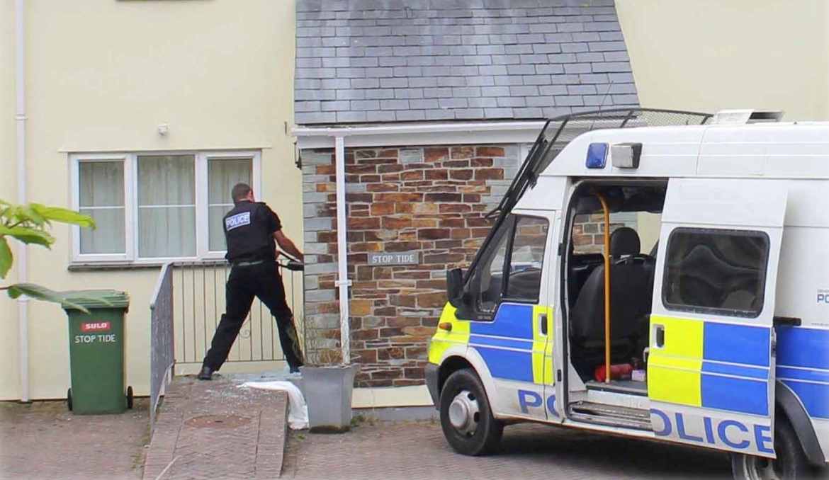 Cannabis raid at Port Gaverne - June 2012