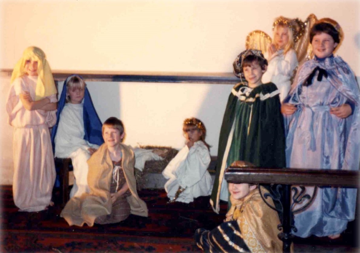 Christmas Nativity in St Peter's Church, 1969