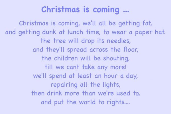 Christmas is coming …