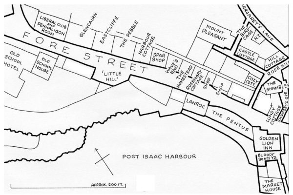 Fore Street (bottom) map