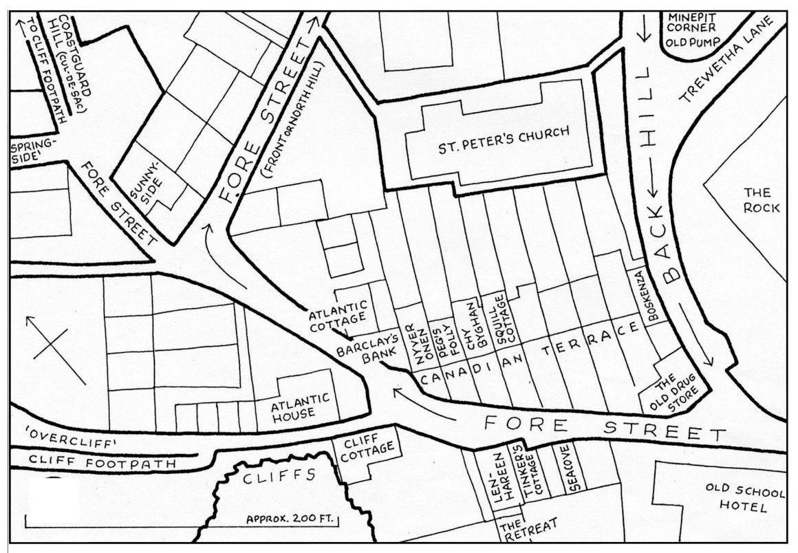 Fore Street (top) area map