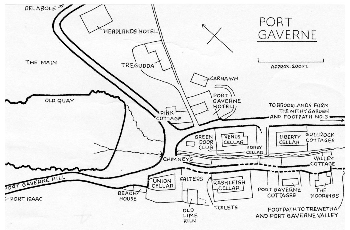 Port Gaverne map
