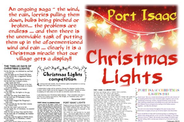 Port Isaac Christmas Lights