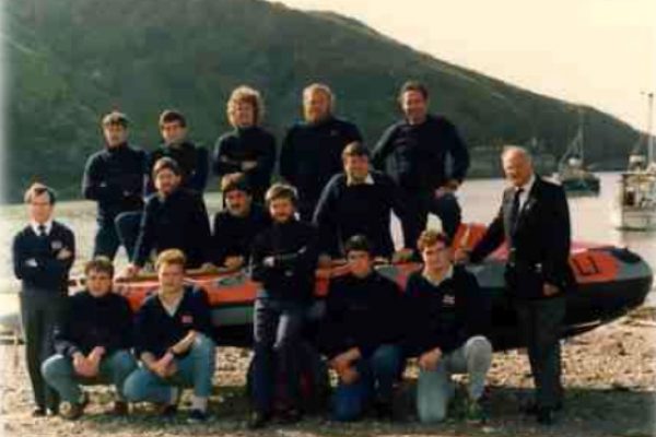 Port Isaac Lifeboat Crew - 1987