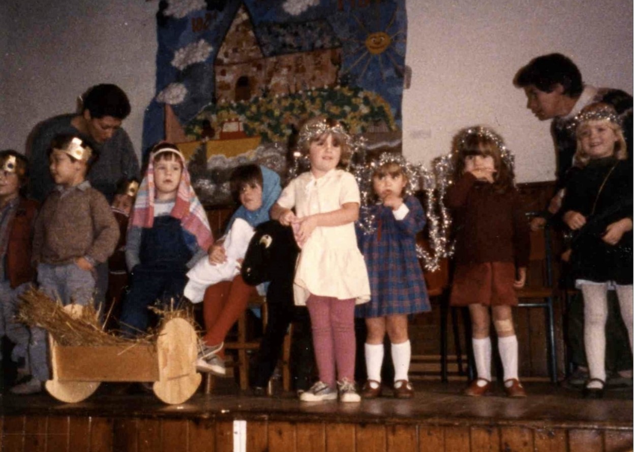 Port Isaac Playgroup Christmas celebrations - 1984
