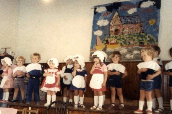 Port Isaac Playgroup celebrate the centenary of St Peter's Church