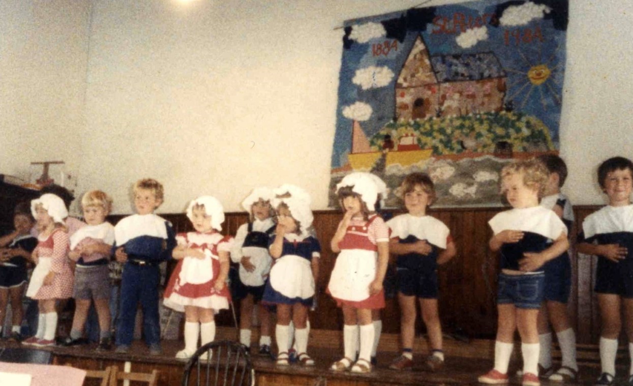 Port Isaac Playgroup celebrate the centenary of St Peter's Church