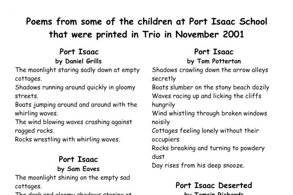 Port Isaac Poems