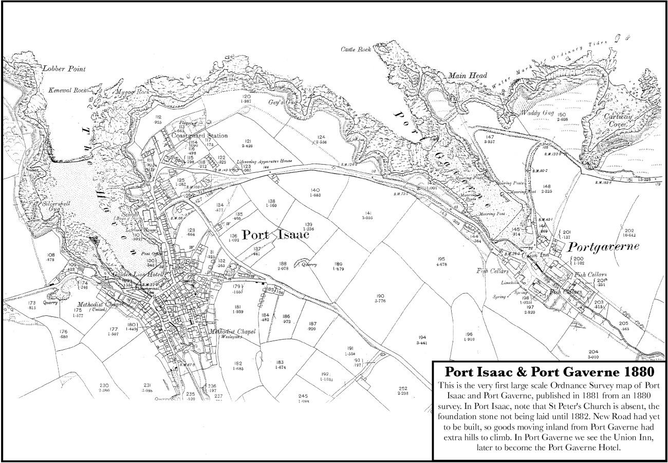Port Isaac & Port Gaverne 1880