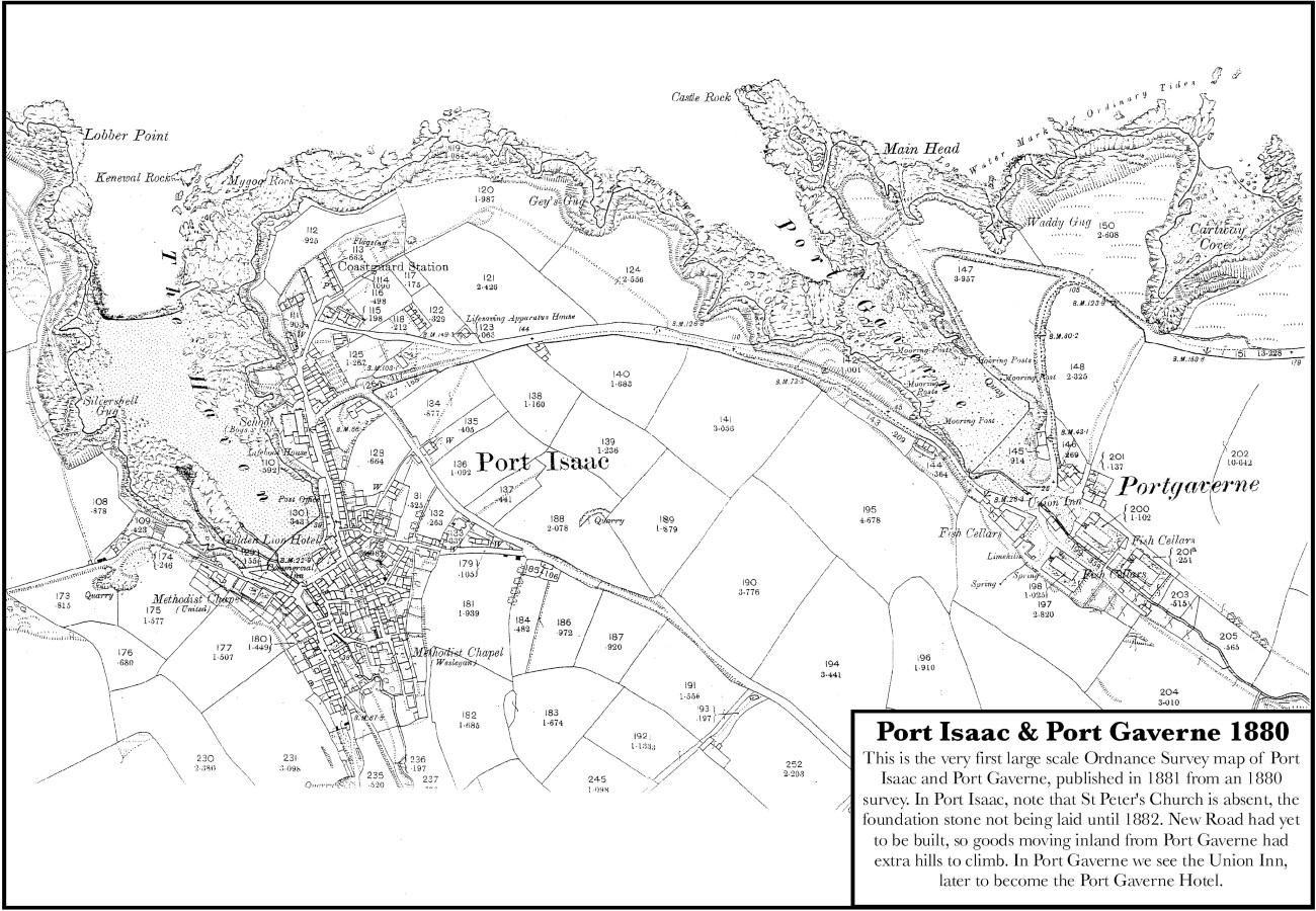 Port Isaac & Port Gaverne 1880