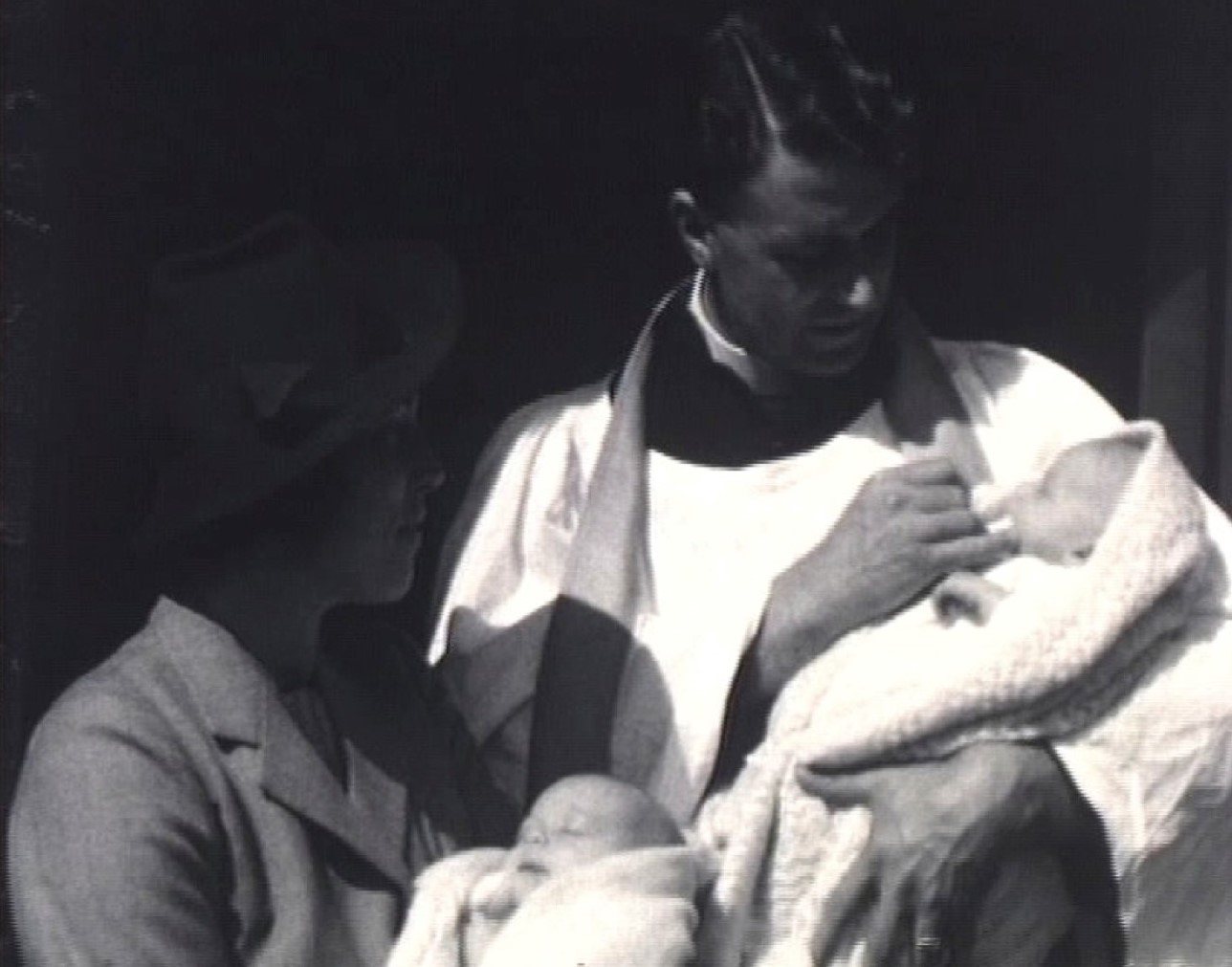 Rev George Larkin and his wife Margaret